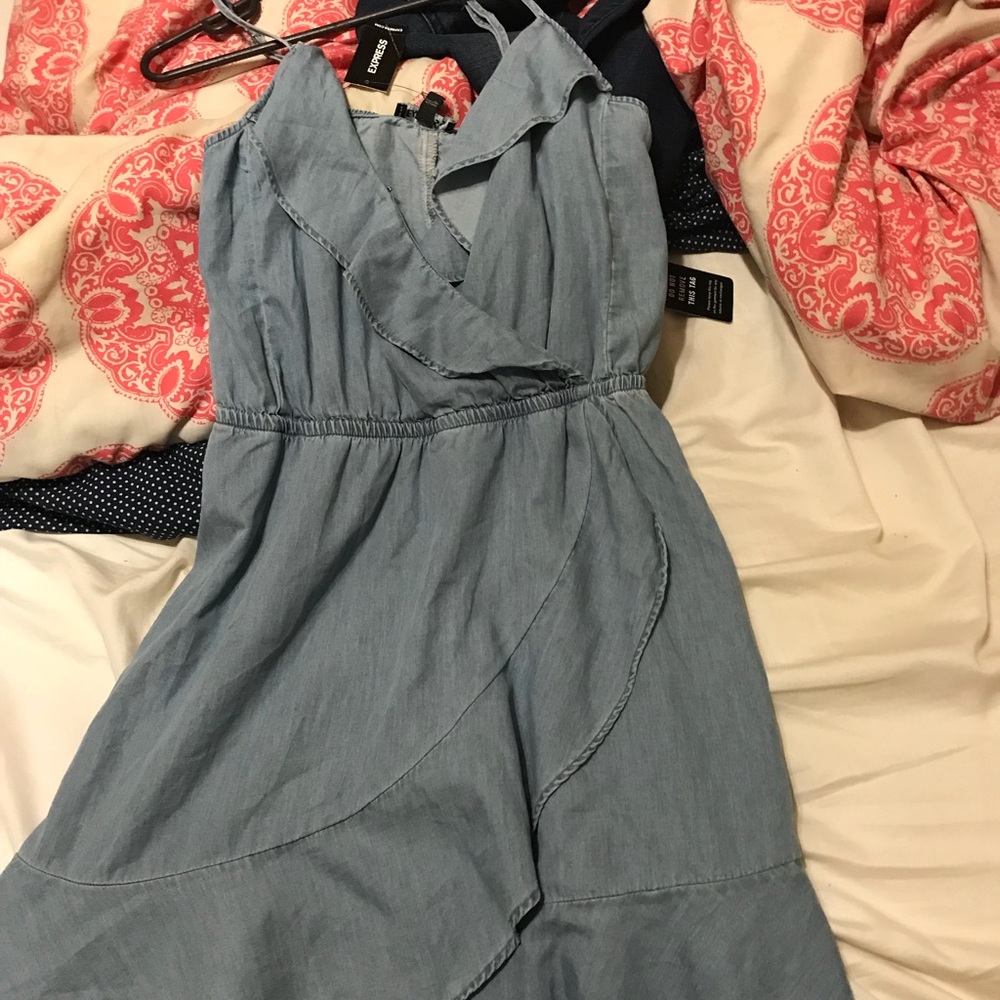 Denim express dress! So cute NTW